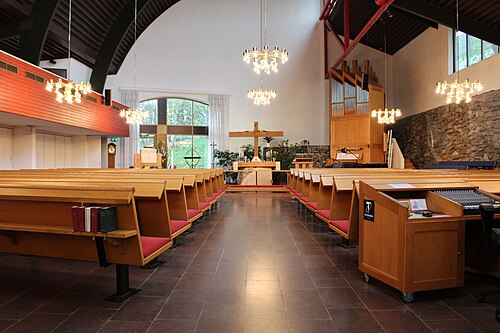Glöstorpskyrkan, intérieur