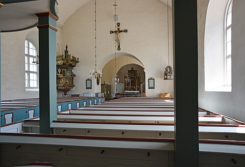 Ramdala kyrka, intérieur