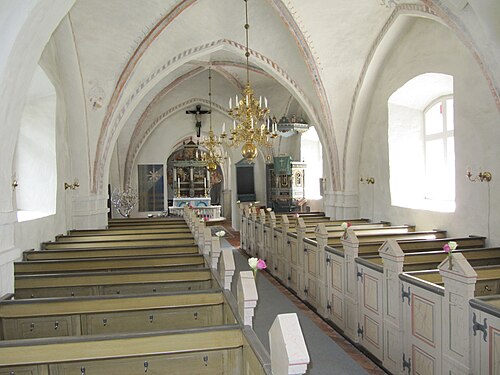 Tåstarps kyrka, interno