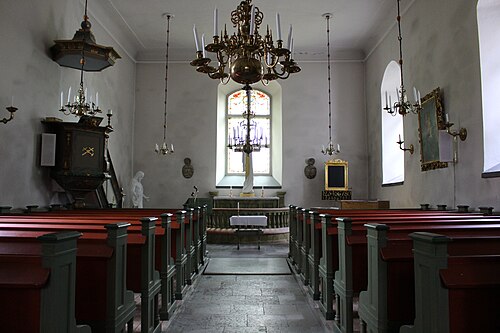 Ålands kyrka, interno