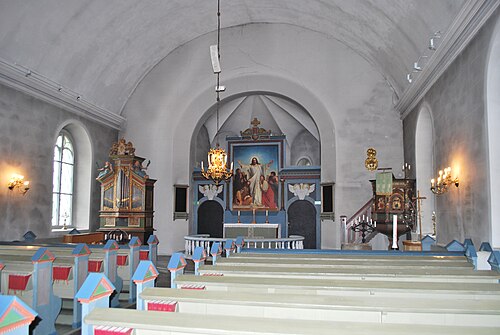 Östra Ljungby kyrka, intérieur