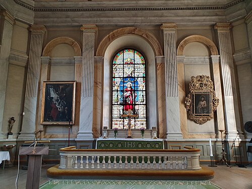 Vaxholms kyrka, interno