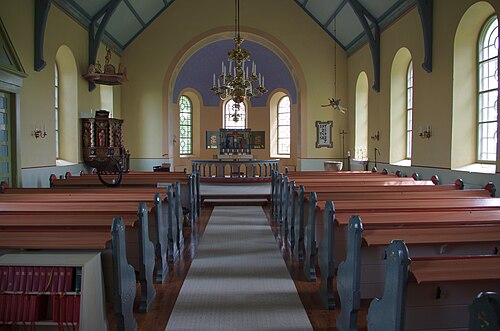 Kymbo kyrka, interno