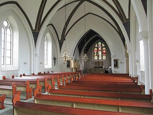 Västra Sönnarslövs kyrka, intérieur