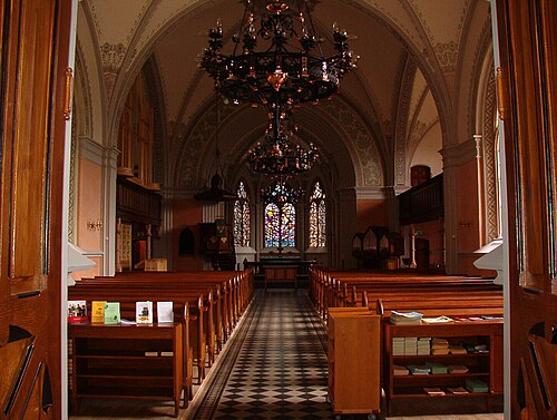 Arlövs kyrka, interno