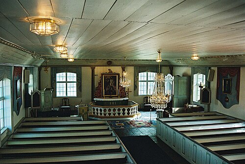 Billingsfors kyrka, interno