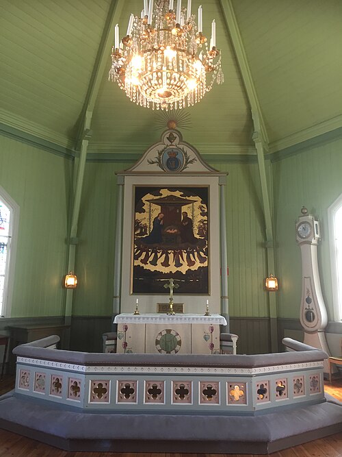 Grundsunds kyrka, interno