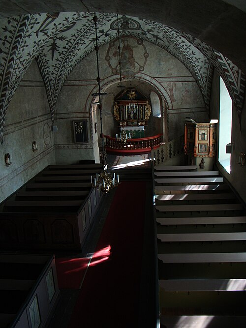 Gökhems kyrka, interno