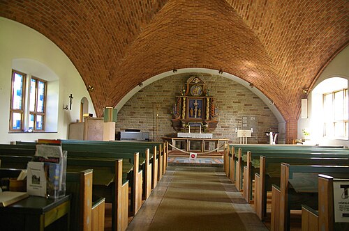 Friggeråkers kyrka, interno