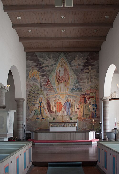 Kastlösa kyrka, interno