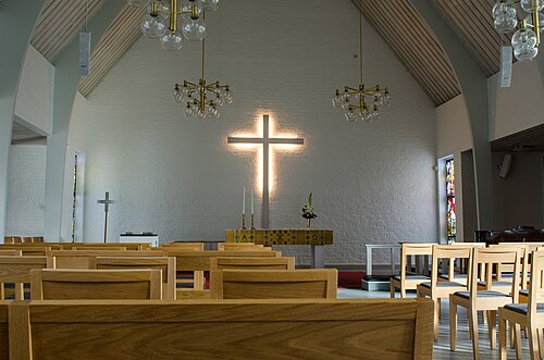 Näsets kyrka, intérieur