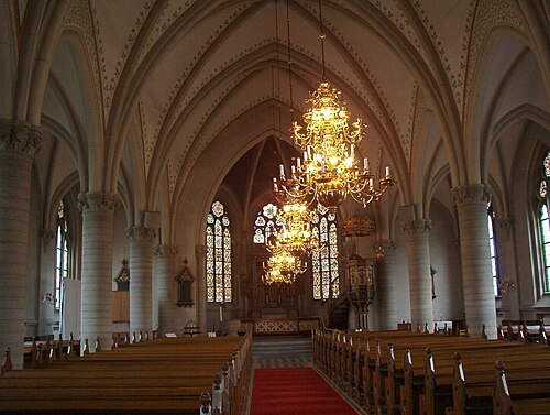 Tygelsjö kyrka, interno