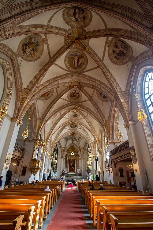 Klara kyrka, interno