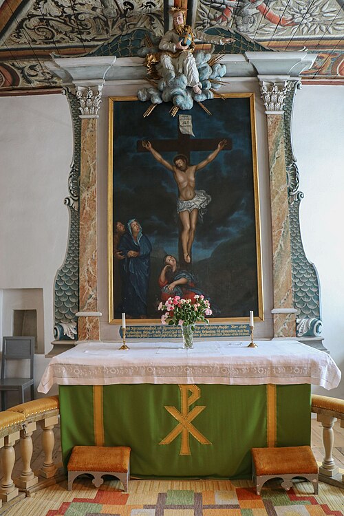 Edestads kyrka, interno