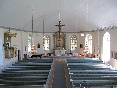 Voxtorps kyrka, intérieur