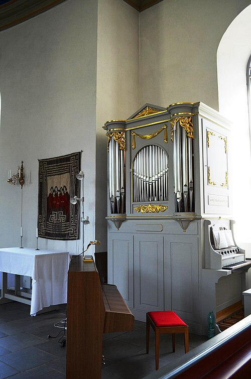 Västerlösa kyrka, interno
