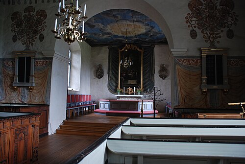 Alvesta kyrka, interno