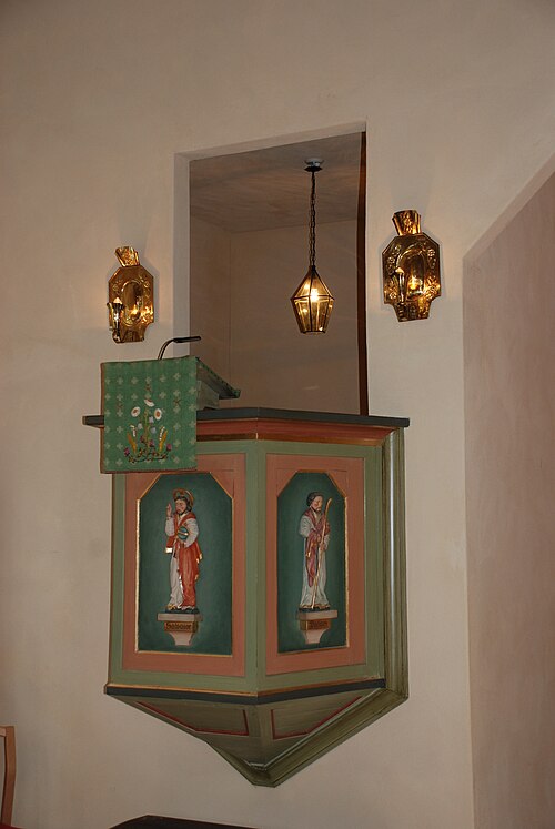 Antens kyrka, intérieur