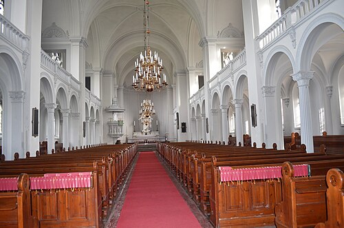 Marsvinsholms kyrka, interno