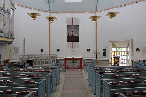 Sankta Birgittakyrkan, interno