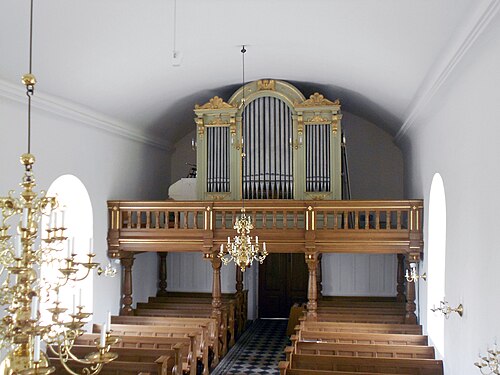 Tirups kyrka, interno