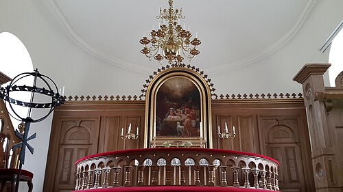 Tirups kyrka, interno