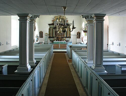Ås kyrka, interno