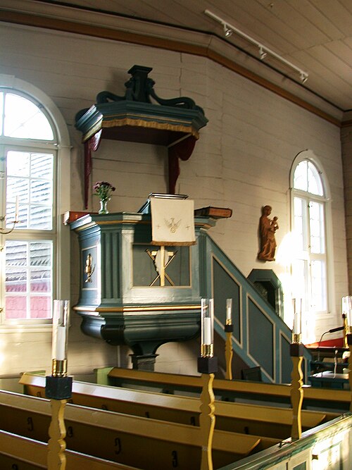 Kråksmåla kyrka, interno