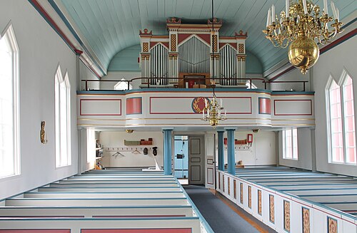 Mistelås kyrka, interno
