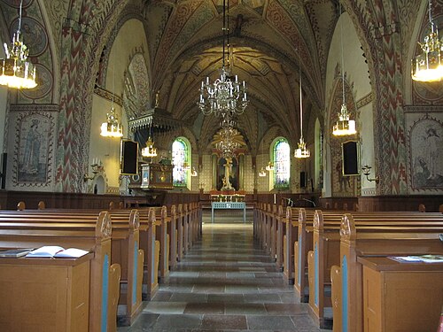 Vårfrukyrkan, interno