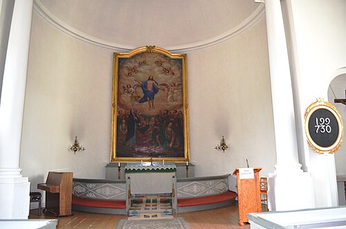 Västra Tollstads kyrka, intérieur