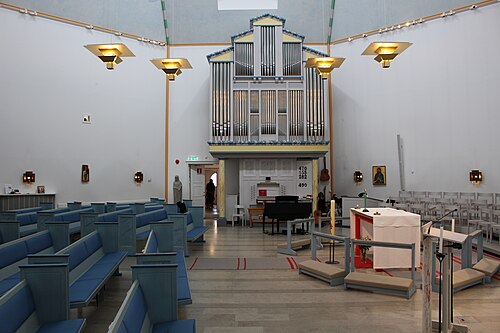 Sankta Birgittakyrkan, interno
