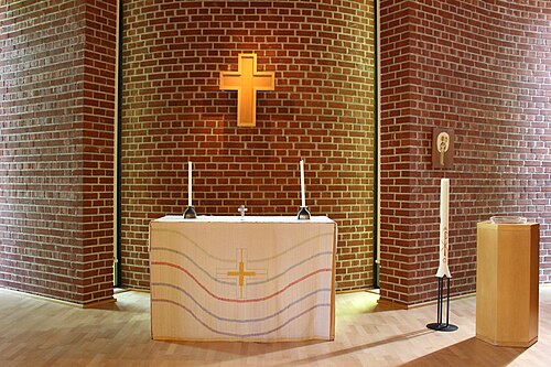 Gröndals kyrka, interno