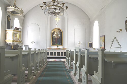 Källstads kyrka, interno