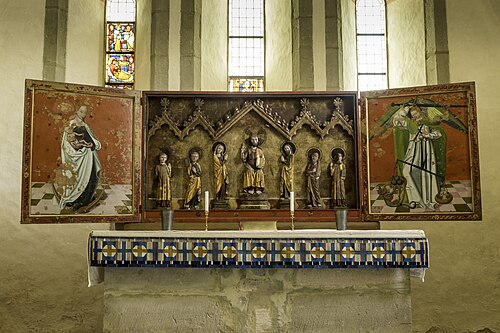 Silte kyrka, intérieur