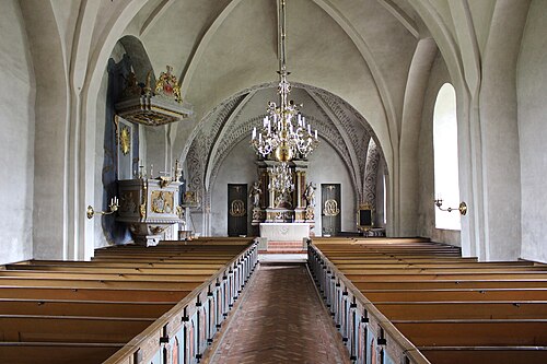 Österlövsta kyrka, interno