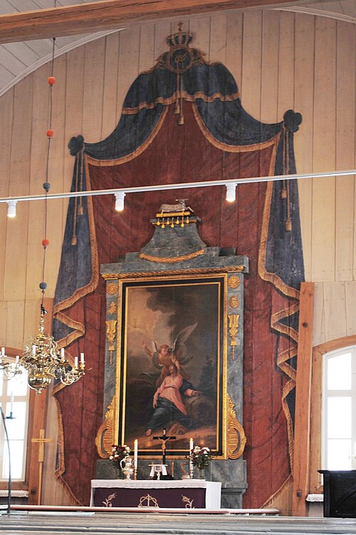 Mockfjärds kyrka, intérieur