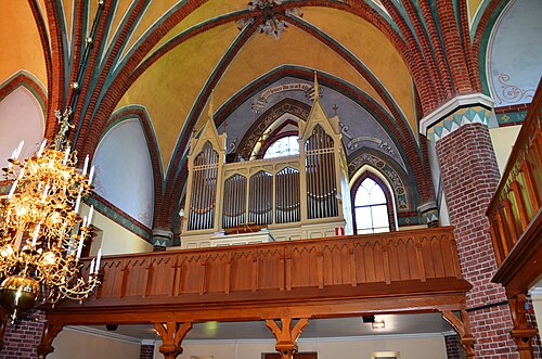 Orlunda kyrka, interno