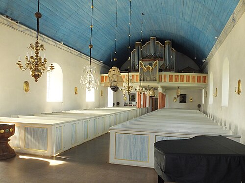 Vikens kyrka, intérieur