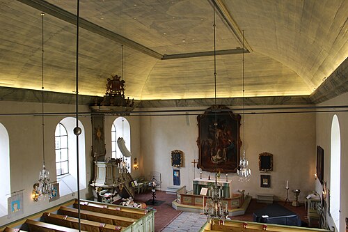 Österbybruks kyrka, intérieur