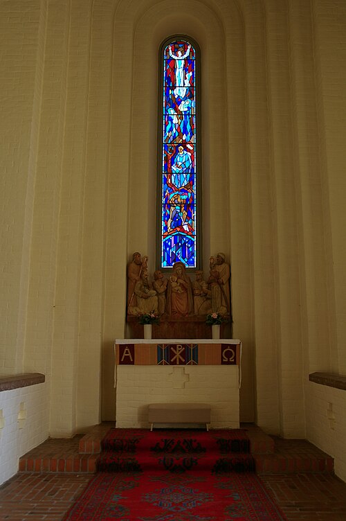 Baltaks kyrka, interno