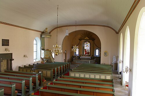 Dimbo-Ottravads kyrka, intérieur
