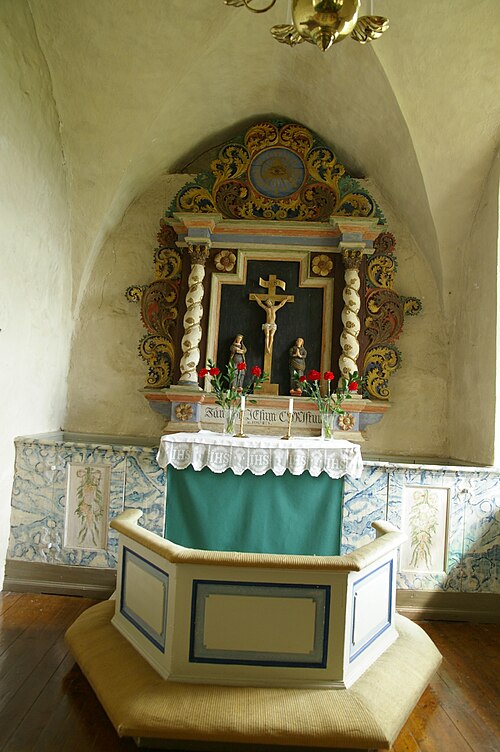 Marka kyrka, interno