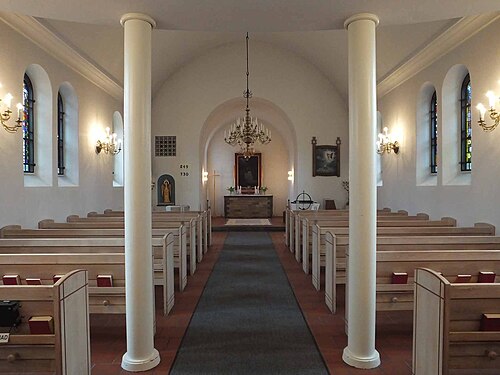 Tomelilla kyrka, interno