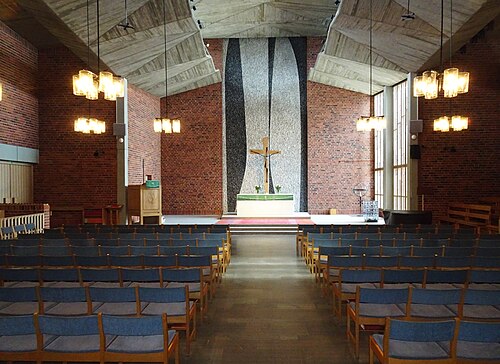 Vantörs kyrka, interno