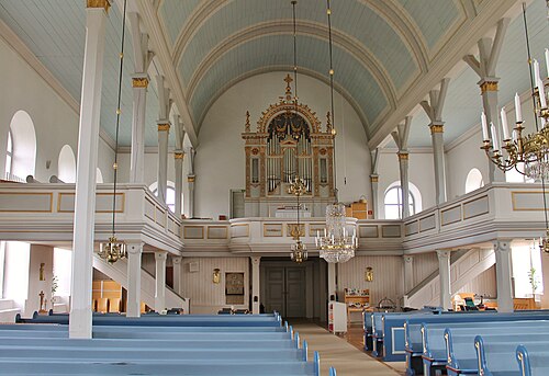 Vederslövs kyrka, interno