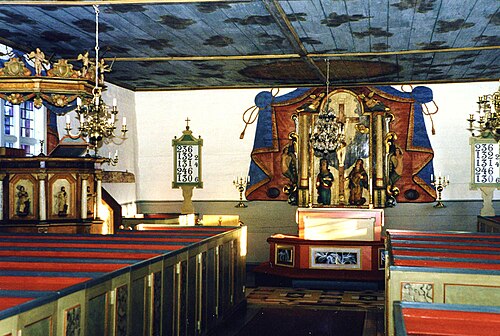 Bredsäters kyrka, interno