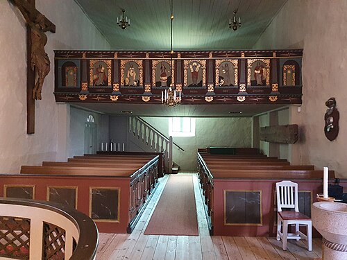 Bringetofta kyrka, intérieur
