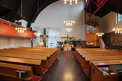 Glöstorpskyrkan, intérieur