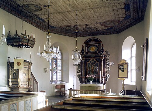 Gunnarsnäs kyrka, intérieur